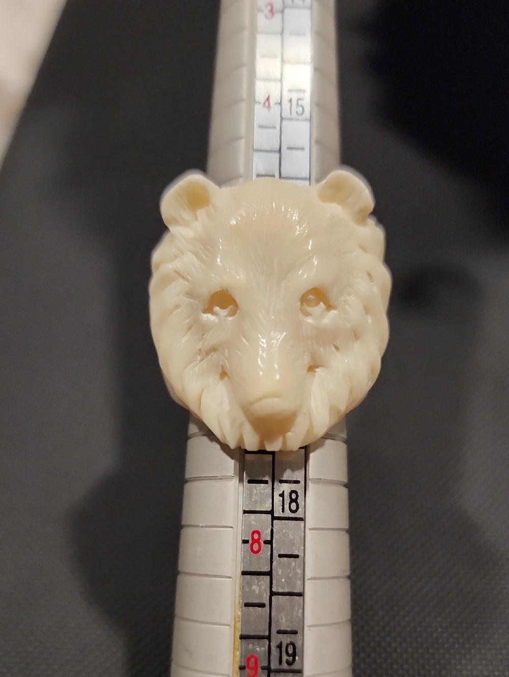 Small Pets Cream Bear Head Chew Toy